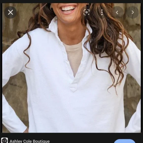 Frank & Eileen Heritage Jersey Popover Henley Top - Picture 6 of 16